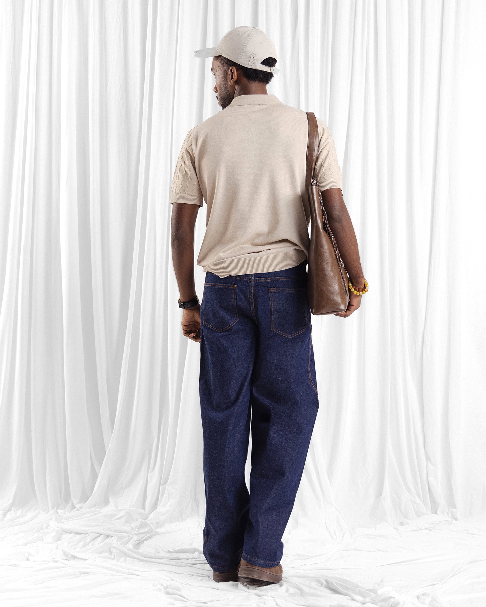 Men Zipper Polo